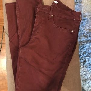 Levi’s 311 shaping skinny burgundy